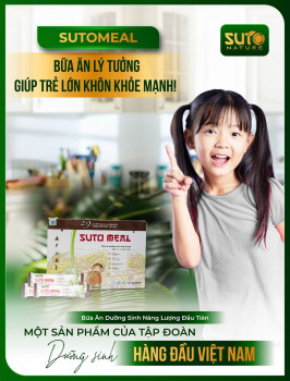 Suto Meal – Bữa Ăn Dinh Dưỡng Hoàn Hảo Cho Sự Phát Triển Toàn Diện Của Trẻ